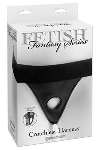 Страпон-трусики Fetish Fantasy Series Crotchless Harness женские для крепления фаллоимитаторов черны